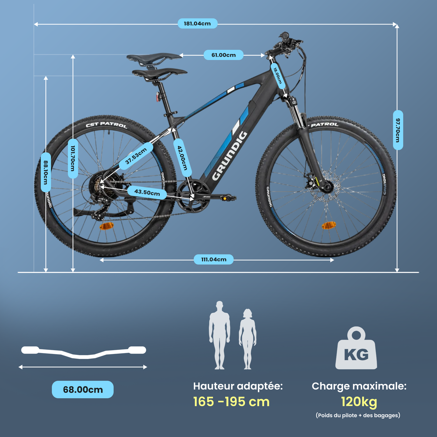 5 Grundig E275 – VTT Électrique Tout-Terrain – Image 6
