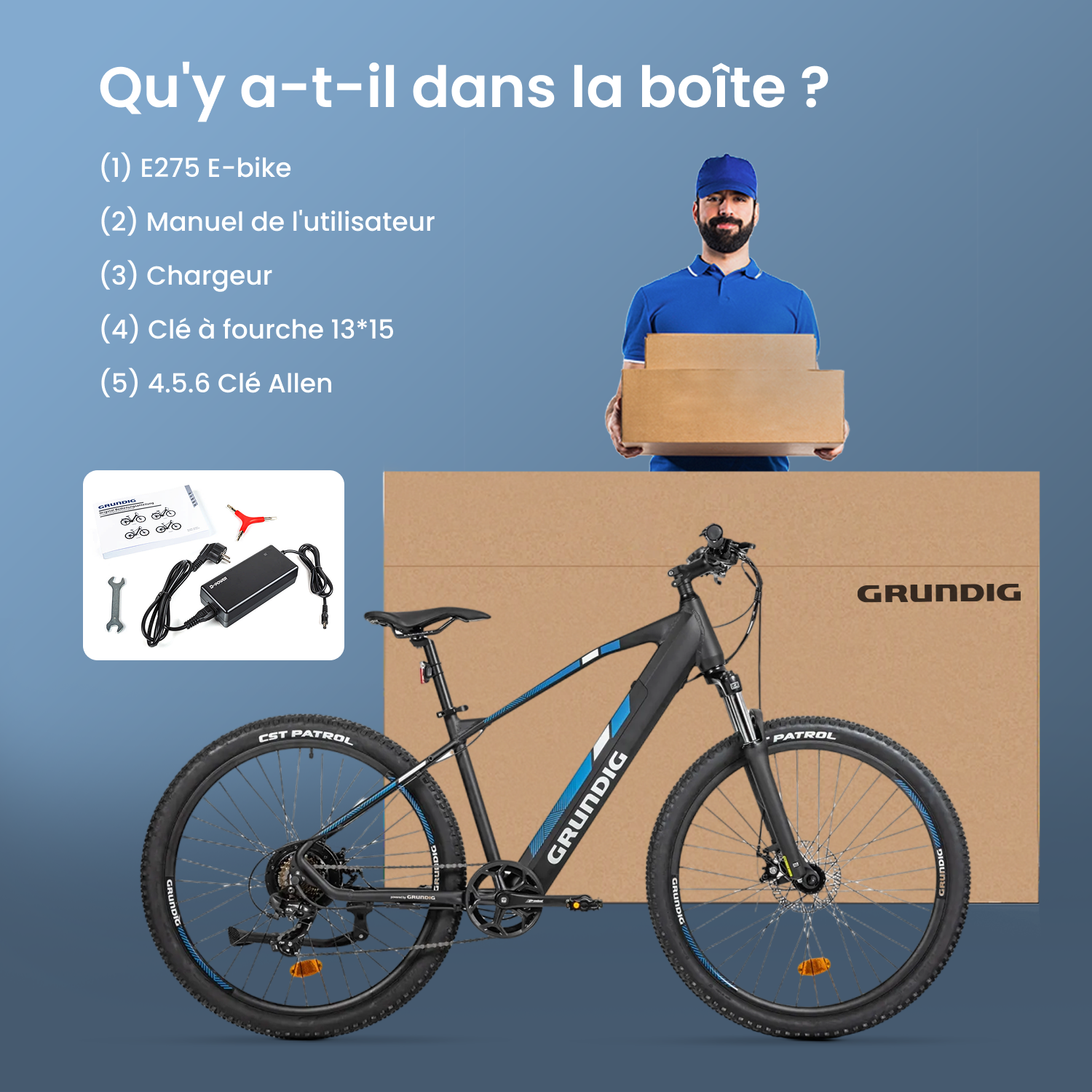 6 Grundig E275 – VTT Électrique Tout-Terrain – Image 7