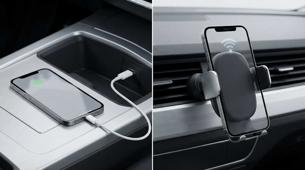 Comparaison entre CarPlay filaire et CarPlay sans fil