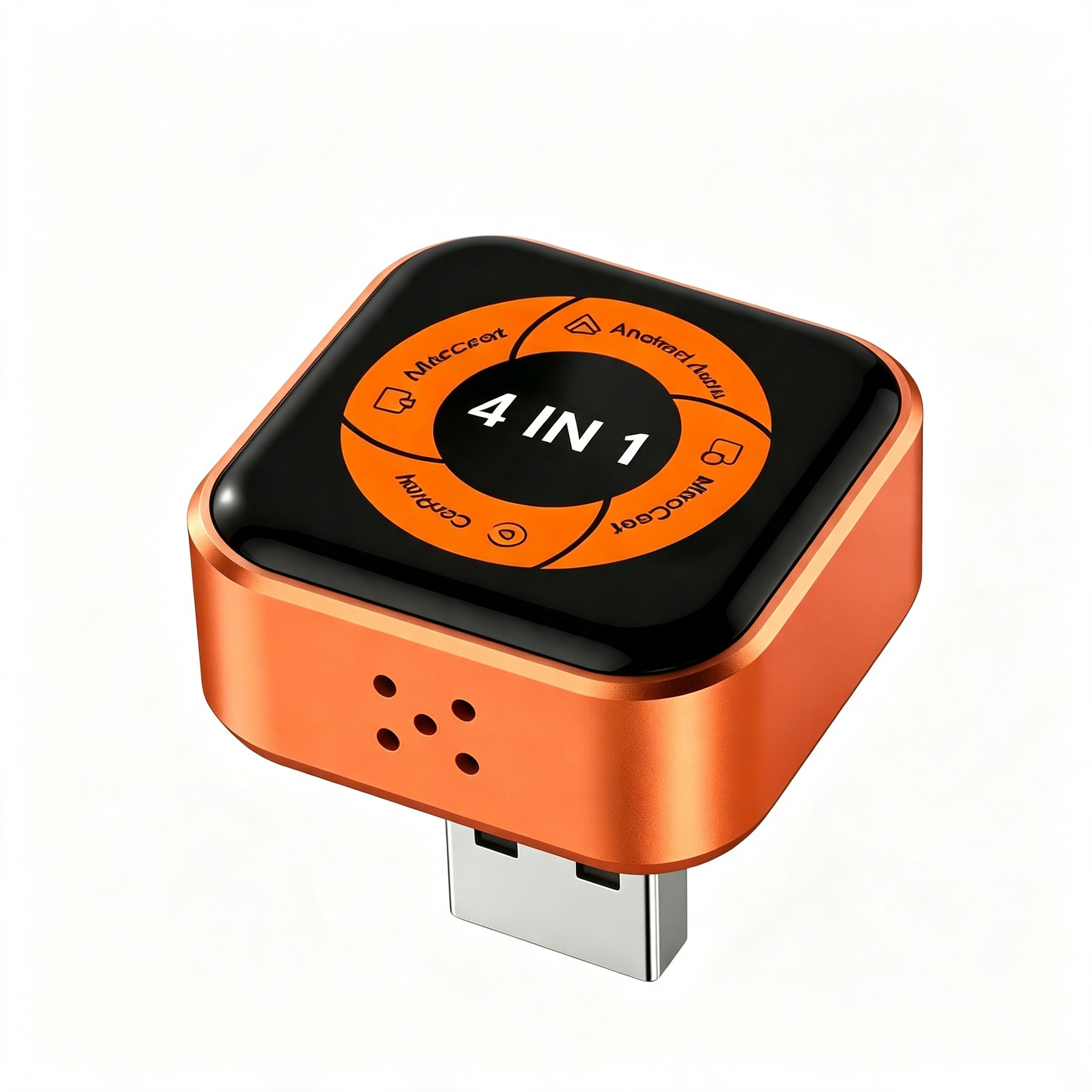 压缩2 Adaptateur CarPlay Sans Fil Carlinkit 4-en-1 — CarPlay, Android Auto & Recopie d'écran, WiFi 5,8GHz – Image 1