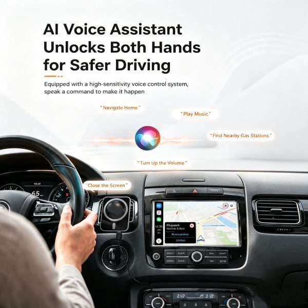 压缩6-600x600 Adaptateur CarPlay Sans Fil Carlinkit 4-en-1 — CarPlay, Android Auto & Recopie d'écran, WiFi 5,8GHz – Image 5
